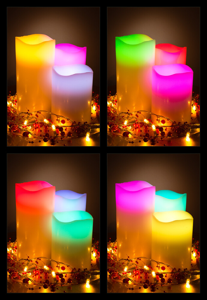 LED-Kerzen im Advent